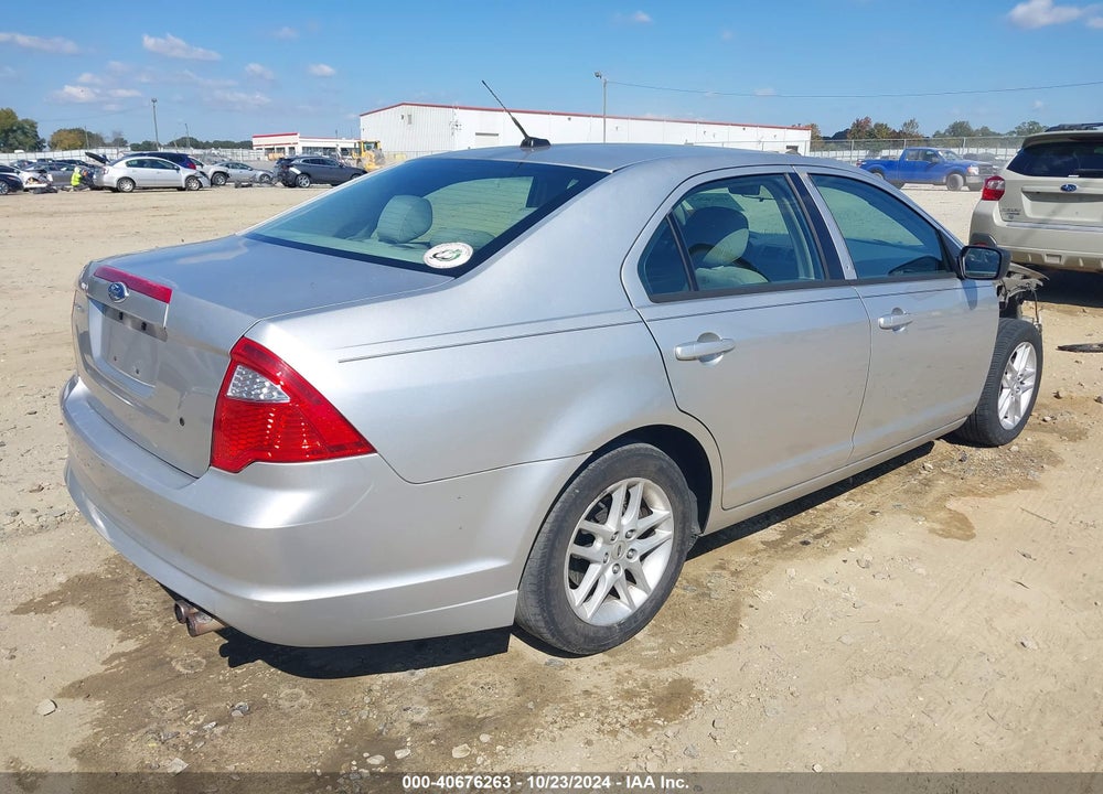 2012 FORD FUSION S VIN: 3FAHP0GA5CR128483