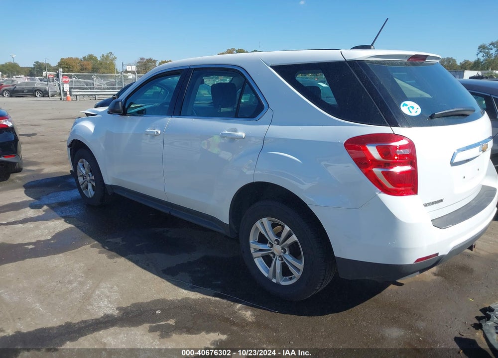 2017 CHEVROLET EQUINOX LS VIN: 2GNALBEK5H1609996