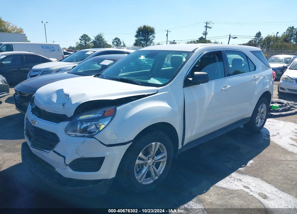 2017 CHEVROLET EQUINOX LS VIN: 2GNALBEK5H1609996
