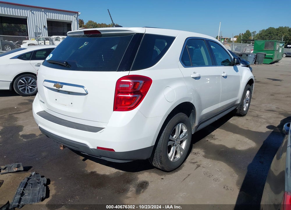 2017 CHEVROLET EQUINOX LS VIN: 2GNALBEK5H1609996