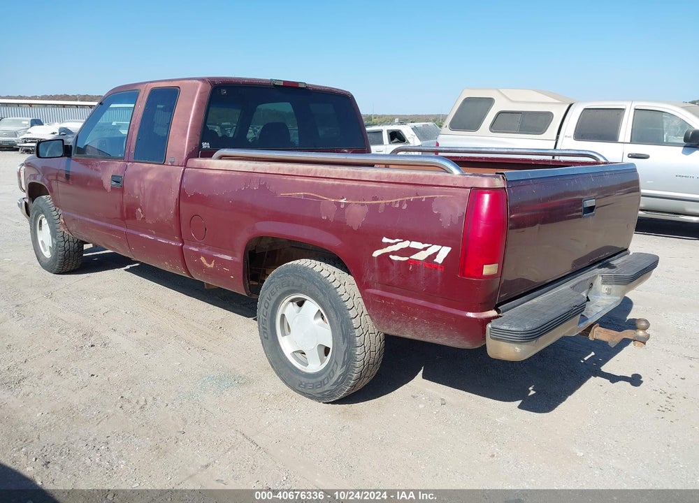 1997 CHEVROLET K1500 FLEETSIDE VIN: 2GCEK19R4V1180554