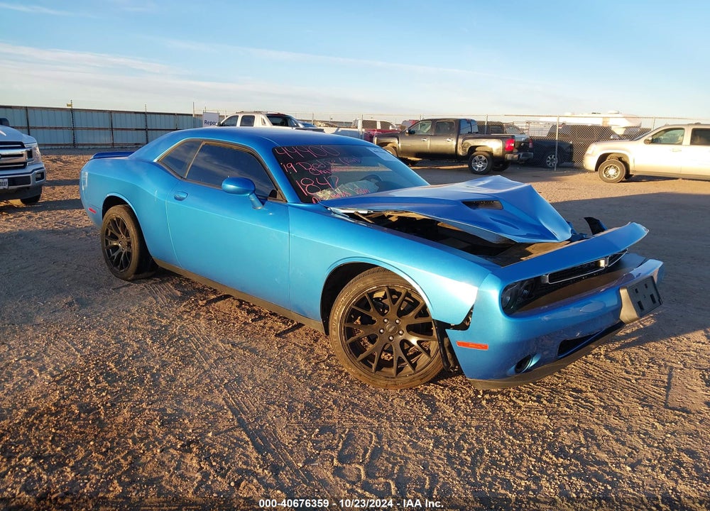 2019 DODGE CHALLENGER SXT VIN: 2C3CDZAG2KH731842