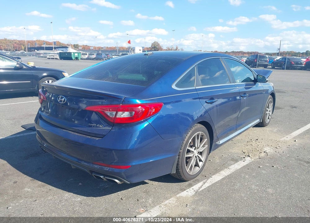 2017 HYUNDAI SONATA SPORT 2.0T VIN: 5NPE34AB8HH467699