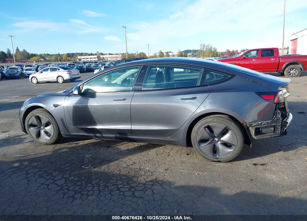 2021 TESLA MODEL 3 LONG RANGE DUAL MOTOR ALL-WHEEL DRIVE VIN: 5YJ3E1EBXMF902581