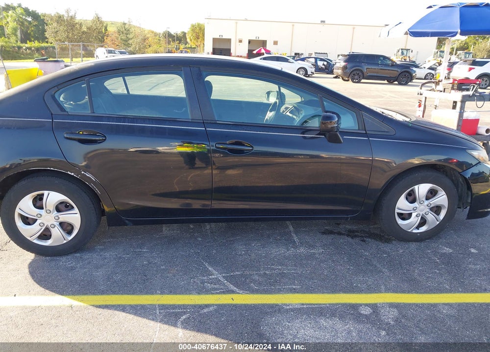 2014 HONDA CIVIC LX VIN: 19XFB2F51EE202993