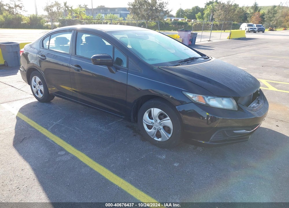 2014 HONDA CIVIC LX VIN: 19XFB2F51EE202993