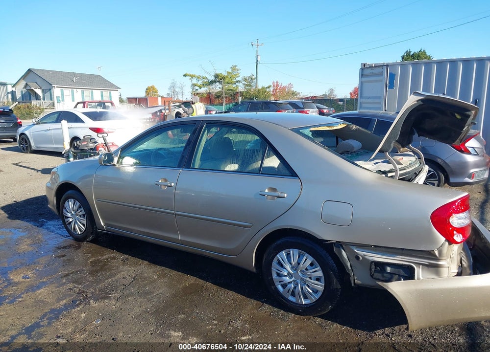 2002 TOYOTA CAMRY LE VIN: JTDBE32K620055064