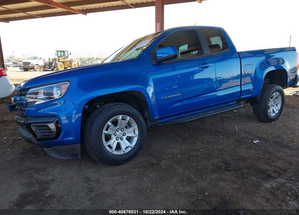 2021 CHEVROLET COLORADO 2WD LONG BOX LT VIN: 1GCHSCEA9M1293591