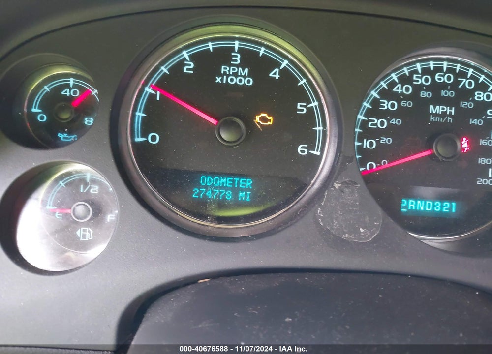 2008 CHEVROLET TAHOE LTZ VIN: 1GNFC13008R107471