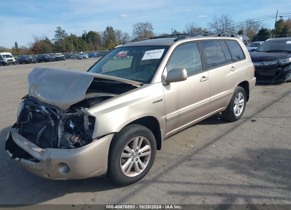 2006 TOYOTA HIGHLANDER HYBRID V6 VIN: JTEDW21A560011504