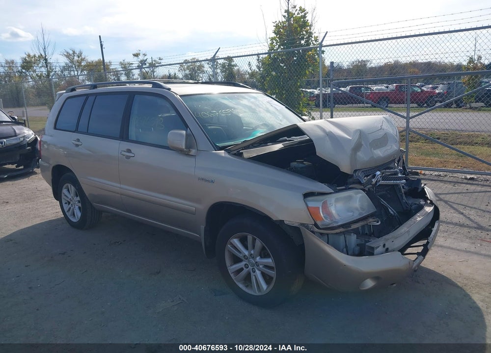 2006 TOYOTA HIGHLANDER HYBRID V6 VIN: JTEDW21A560011504