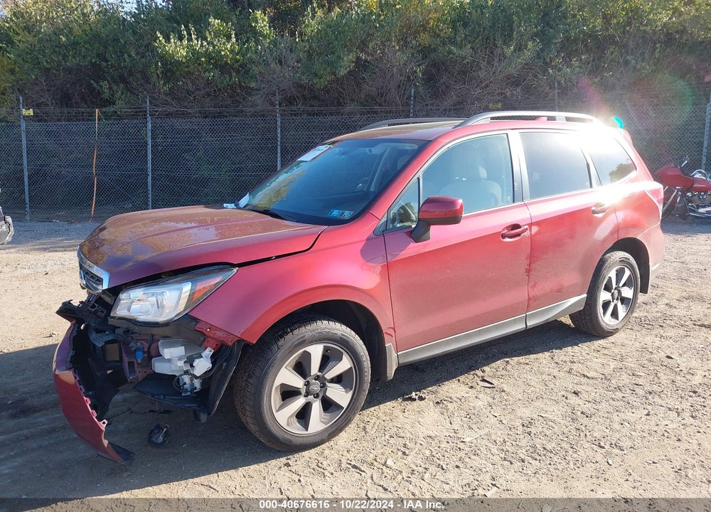 2017 SUBARU FORESTER VIN: JF2SJAGC8HH554168