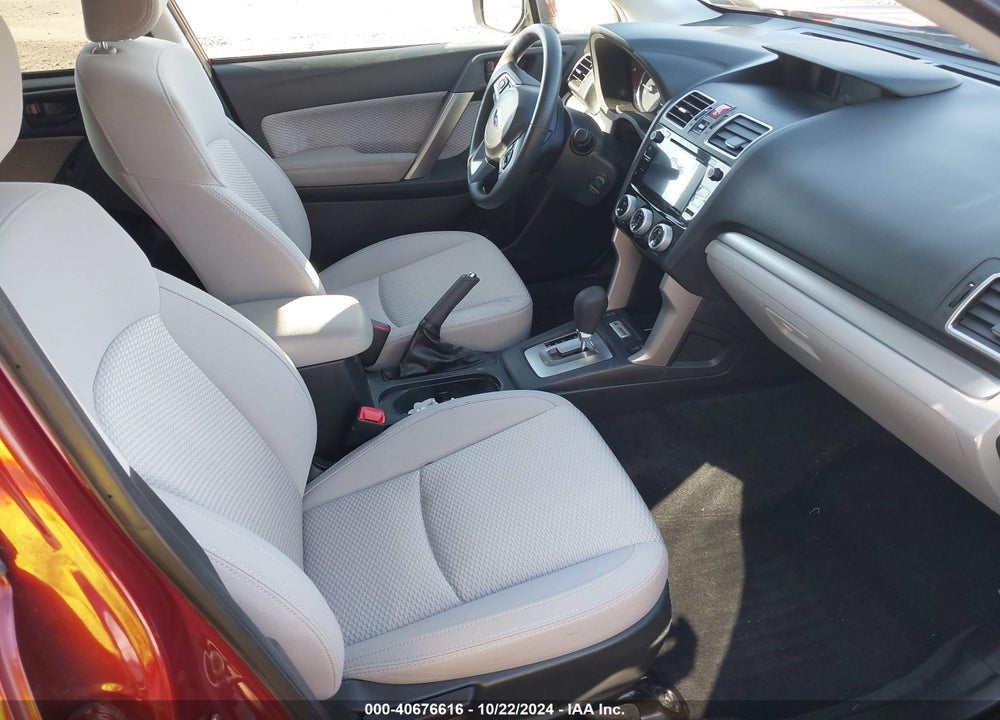 2017 SUBARU FORESTER VIN: JF2SJAGC8HH554168