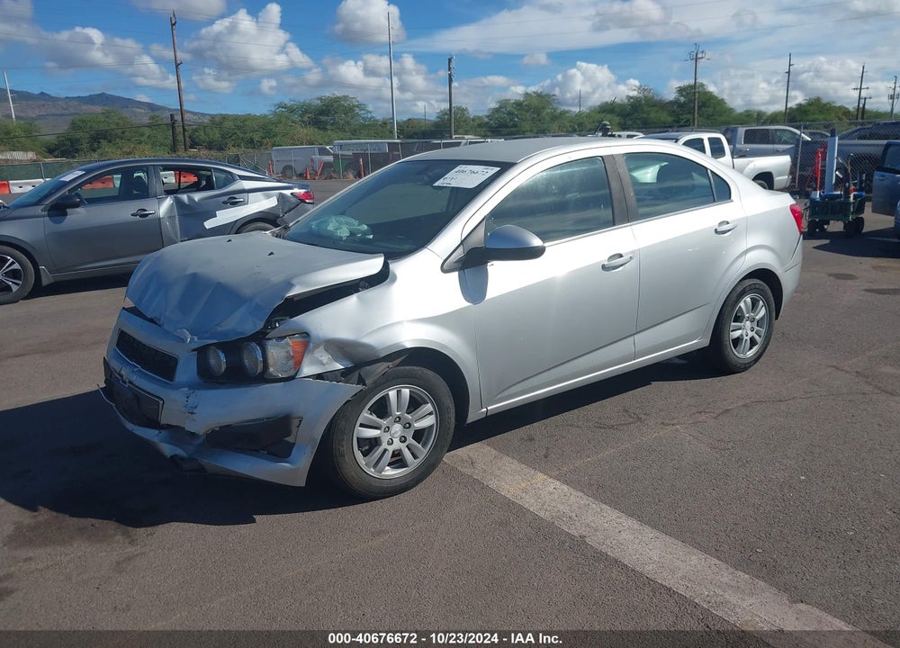 2014 CHEVROLET SONIC LT AUTO VIN: 1G1JC5SH6E4153213