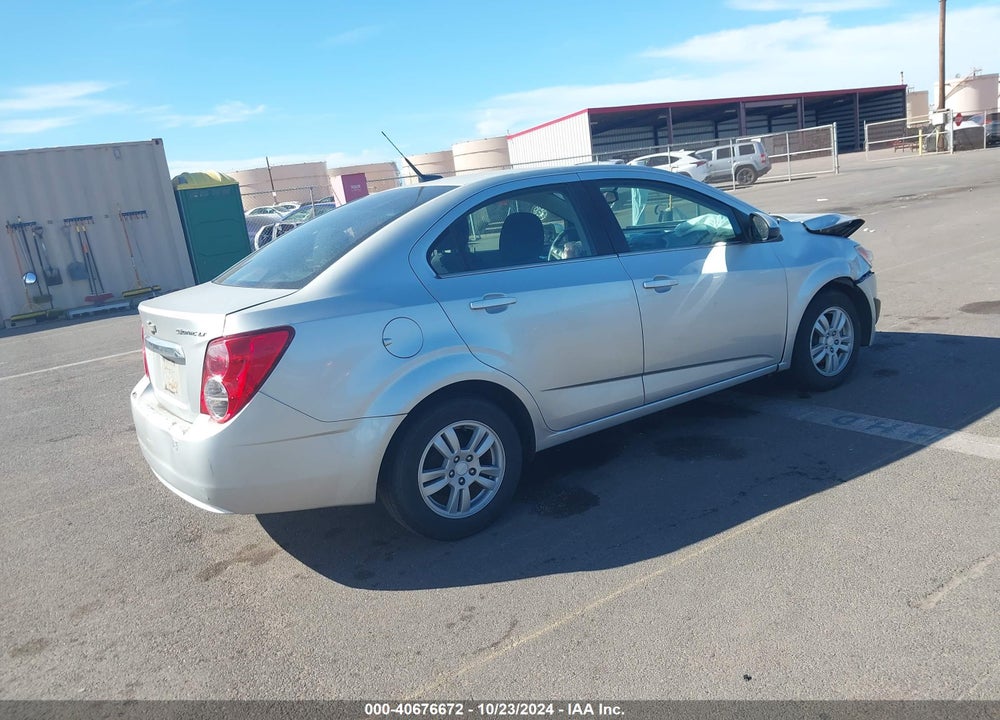 2014 CHEVROLET SONIC LT AUTO VIN: 1G1JC5SH6E4153213