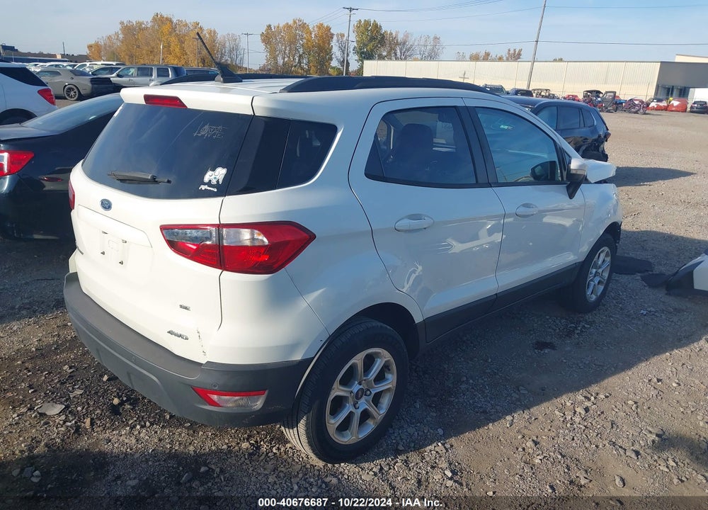 2019 FORD ECOSPORT SE VIN: MAJ6S3GL0KC268480