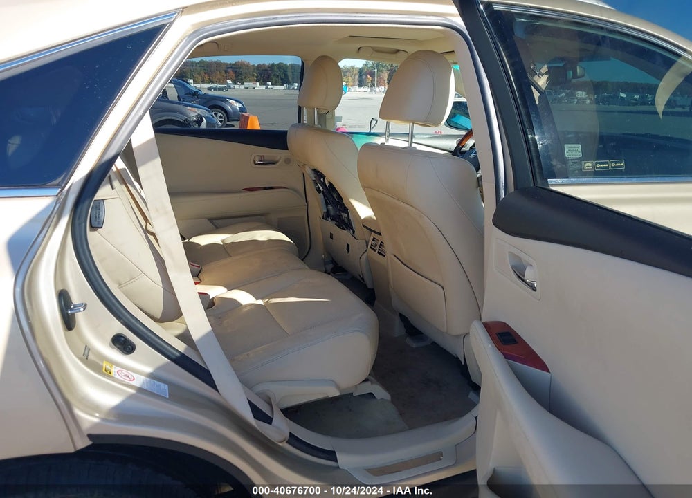 2010 LEXUS RX 450H VIN: JTJBC1BAXA2020206