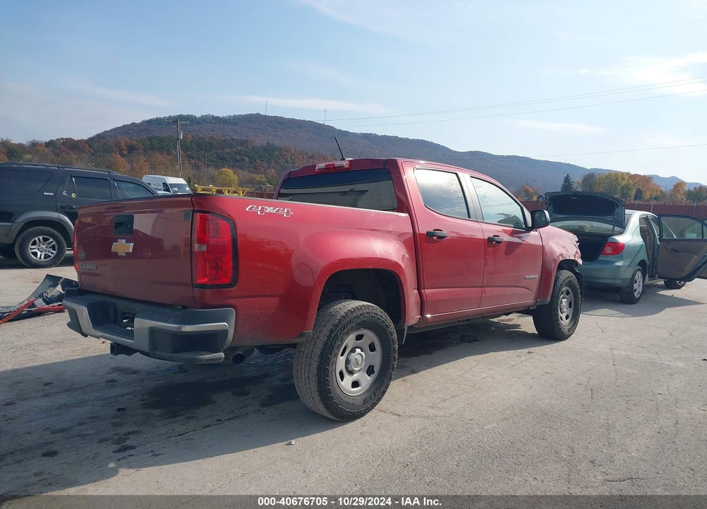 2016 CHEVROLET COLORADO WT VIN: 1GCGTBE36G1338186