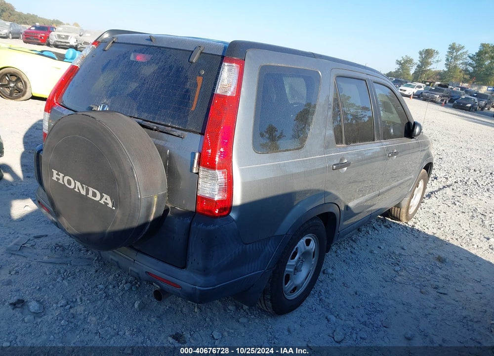 2005 HONDA CR-V LX VIN: SHSRD68535U307386
