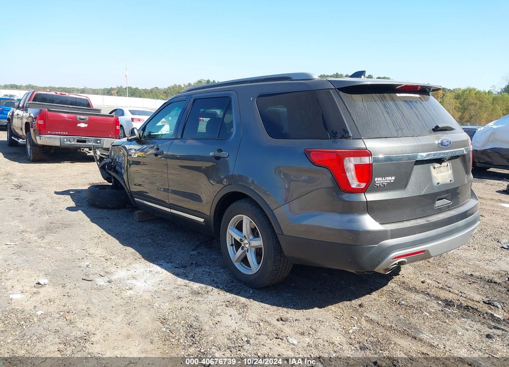 2017 FORD EXPLORER XLT VIN: 1FM5K7D86HGA07784