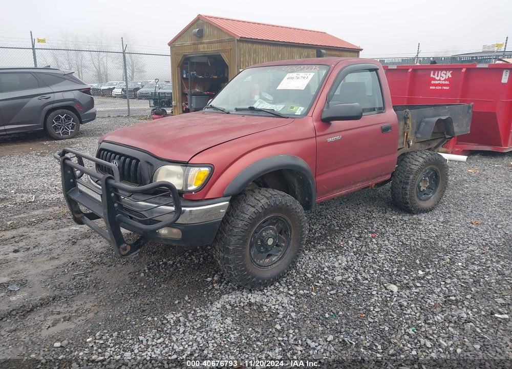 2002 TOYOTA TACOMA VIN: 5TEPM62N72Z037290