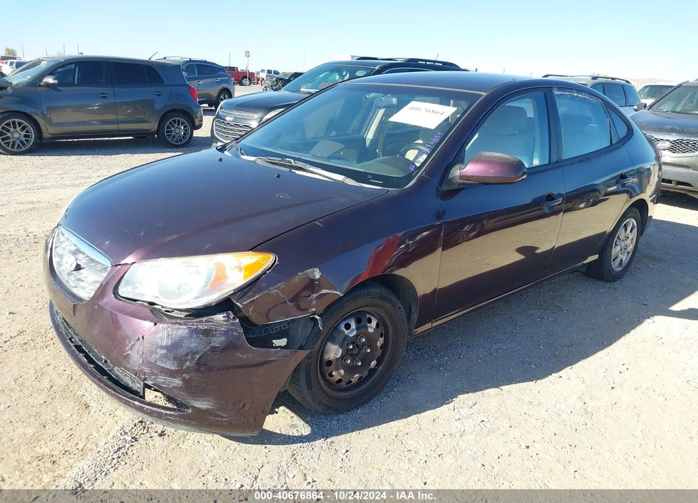 2009 HYUNDAI ELANTRA GLS VIN: KMHDU46D49U637899