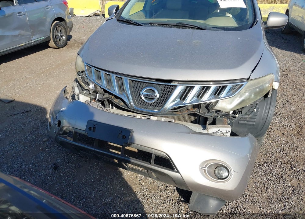2009 NISSAN MURANO SL VIN: JN8AZ18W39W146318