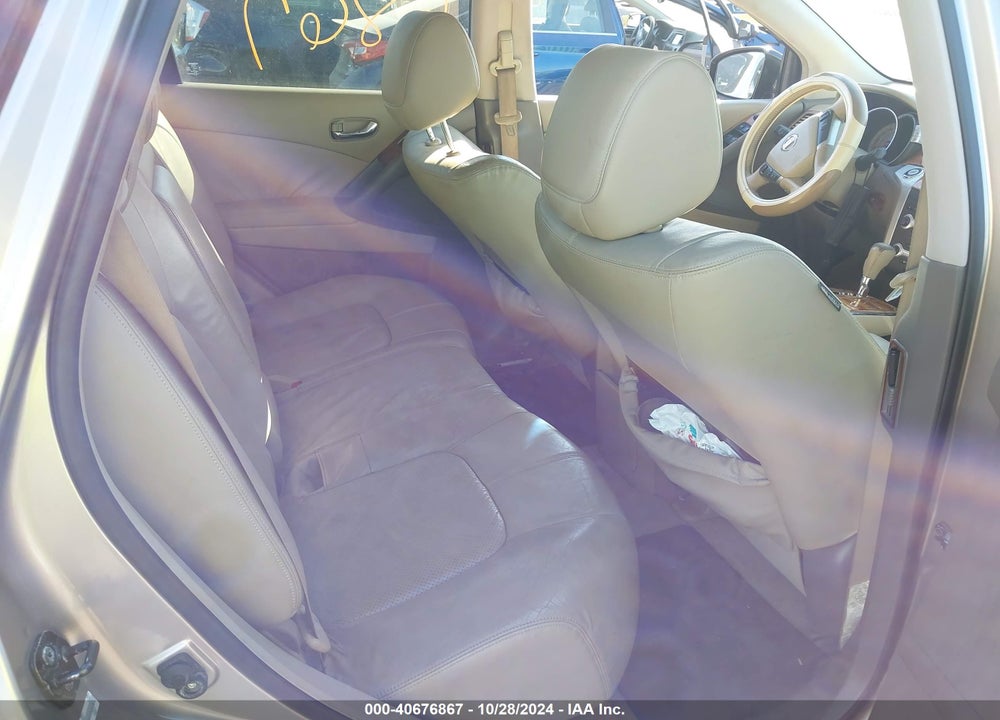 2009 NISSAN MURANO SL VIN: JN8AZ18W39W146318