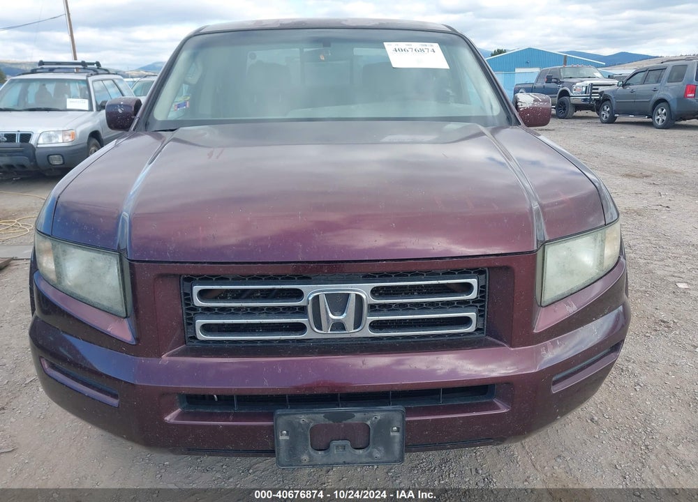 2007 HONDA RIDGELINE RTS VIN: 2HJYK16427H546619