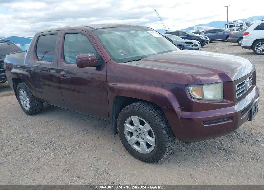 2007 HONDA RIDGELINE RTS VIN: 2HJYK16427H546619