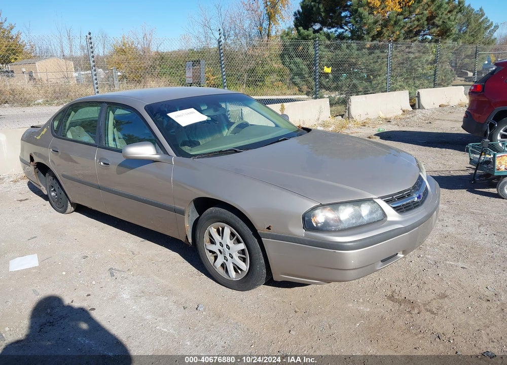 2002 CHEVROLET IMPALA VIN: 2G1WF55E429363087