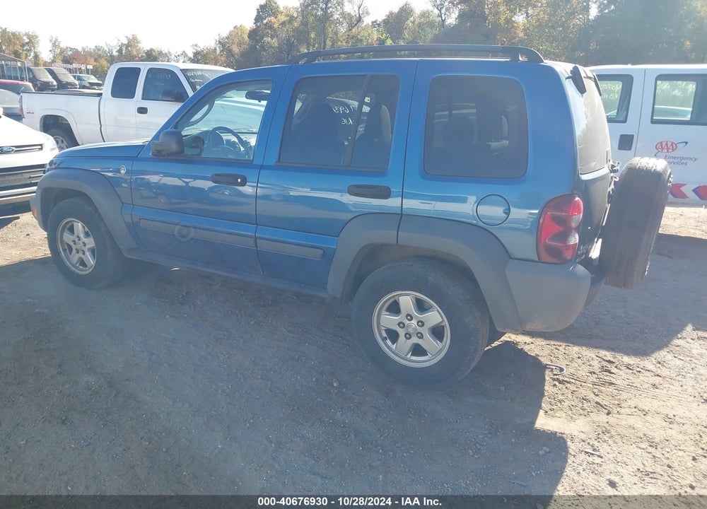2005 JEEP LIBERTY SPORT VIN: 1J4GL48K25W517169