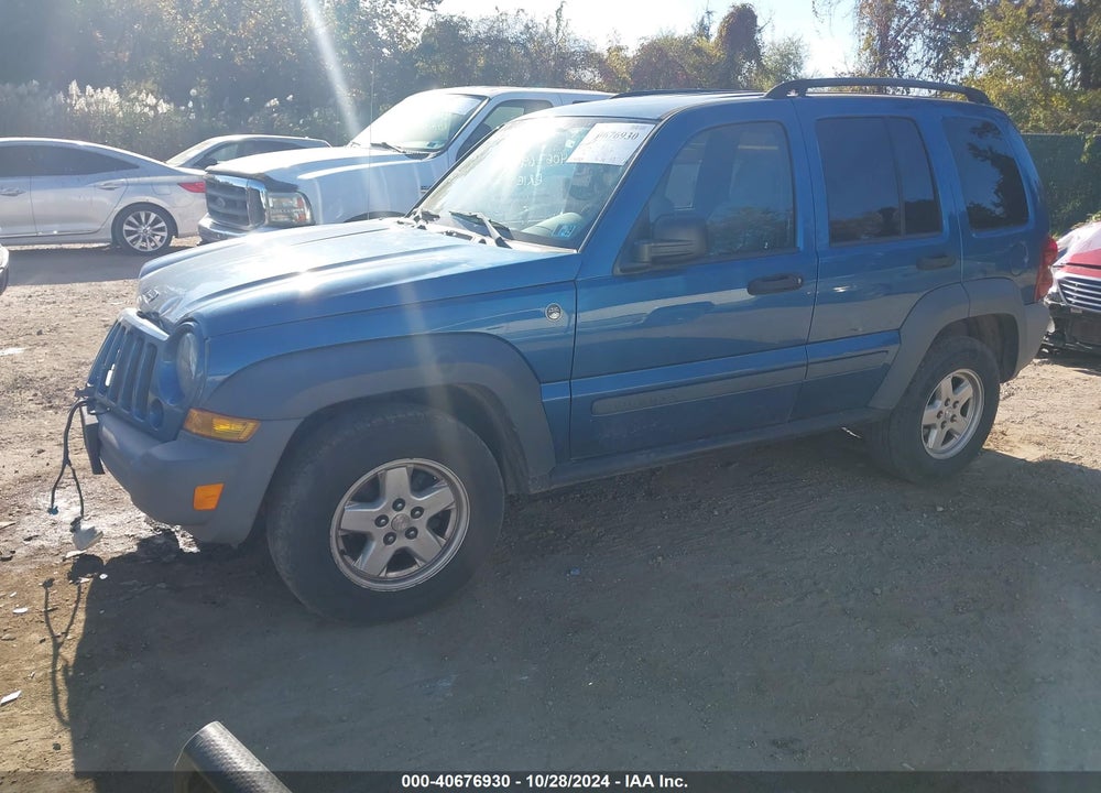 2005 JEEP LIBERTY SPORT VIN: 1J4GL48K25W517169