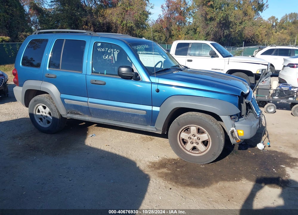 2005 JEEP LIBERTY SPORT VIN: 1J4GL48K25W517169