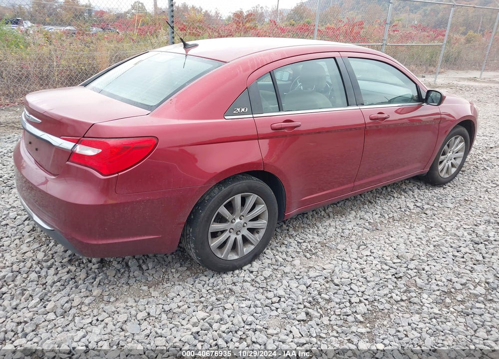 2013 CHRYSLER 200 TOURING VIN: 1C3CCBBB2DN501421