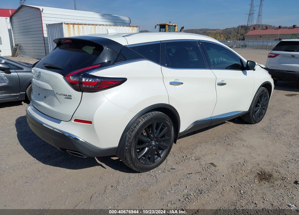 2021 NISSAN MURANO PLATINUM INTELLIGENT AWD VIN: 5N1AZ2DS8MC125023