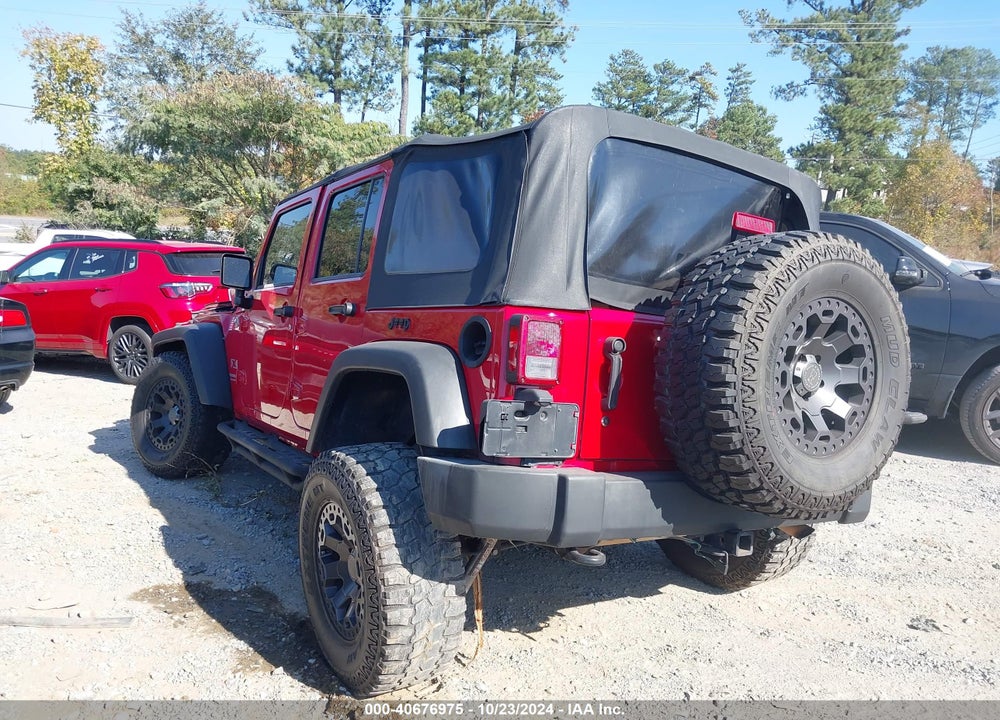 2009 JEEP WRANGLER UNLIMITED X VIN: 1J4GA39119L786812