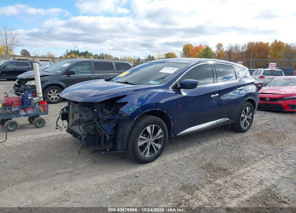 2020 NISSAN MURANO S INTELLIGENT AWD VIN: 5N1AZ2AS2LN154170