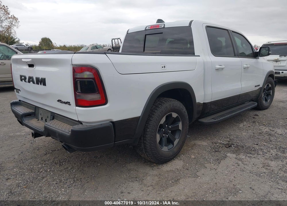 2019 RAM 1500 REBEL 4X4 5'7 BOX VIN: 1C6SRFLT7KN723185