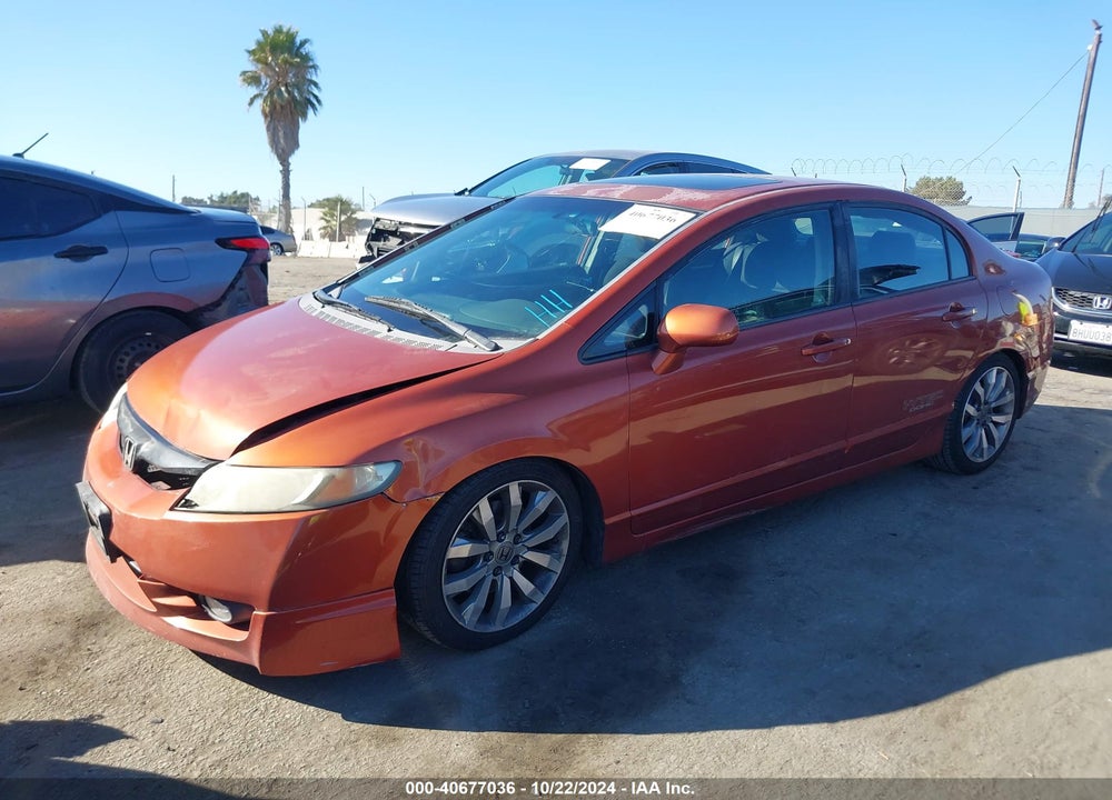 2009 HONDA CIVIC SI VIN: 2HGFA55539H702963