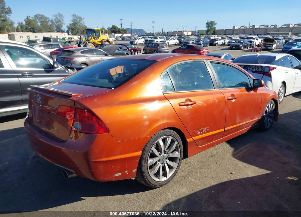 2009 HONDA CIVIC SI VIN: 2HGFA55539H702963