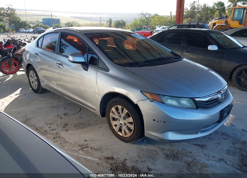 2012 HONDA CIVIC SDN LX VIN: 19XFB2F56CE021160