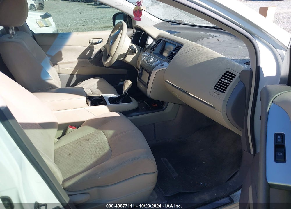 2012 NISSAN MURANO S VIN: JN8AZ1MU5CW118547