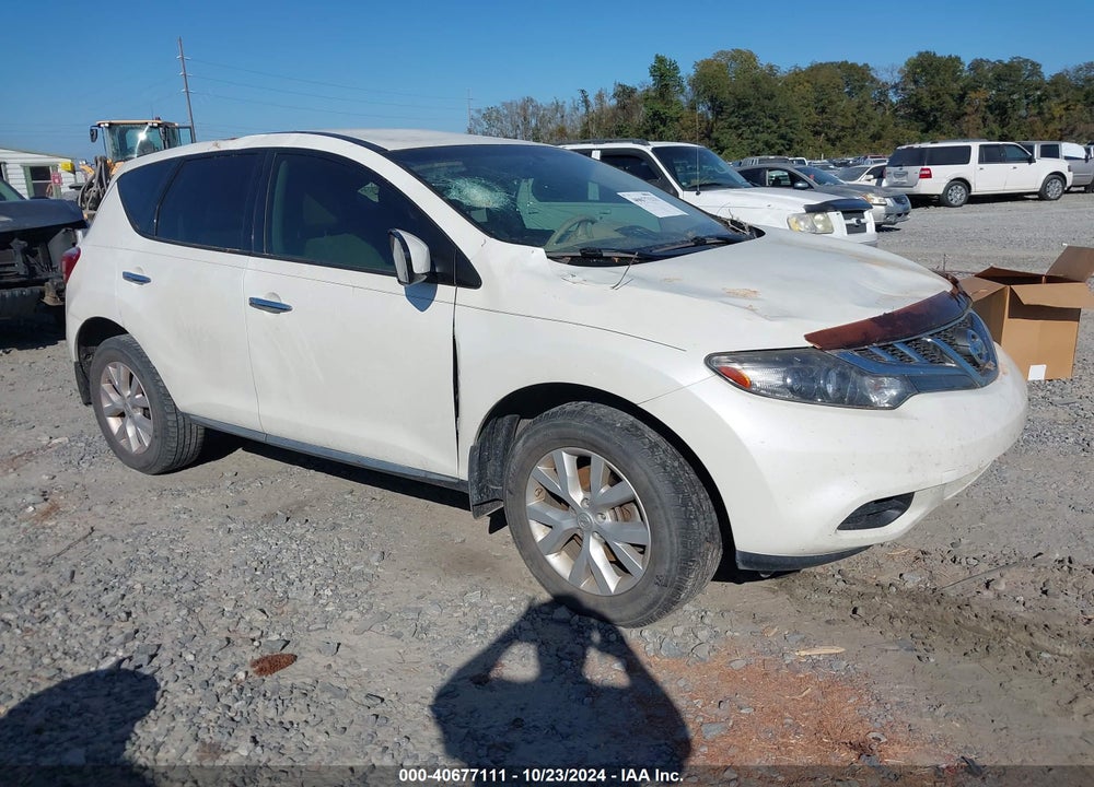 2012 NISSAN MURANO S VIN: JN8AZ1MU5CW118547