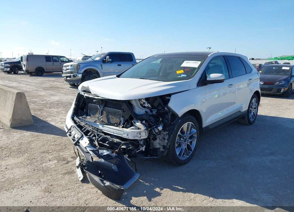 2015 FORD EDGE TITANIUM VIN: 2FMPK3K81FBB66429