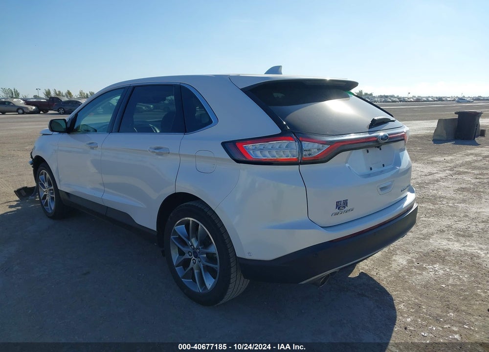2015 FORD EDGE TITANIUM VIN: 2FMPK3K81FBB66429