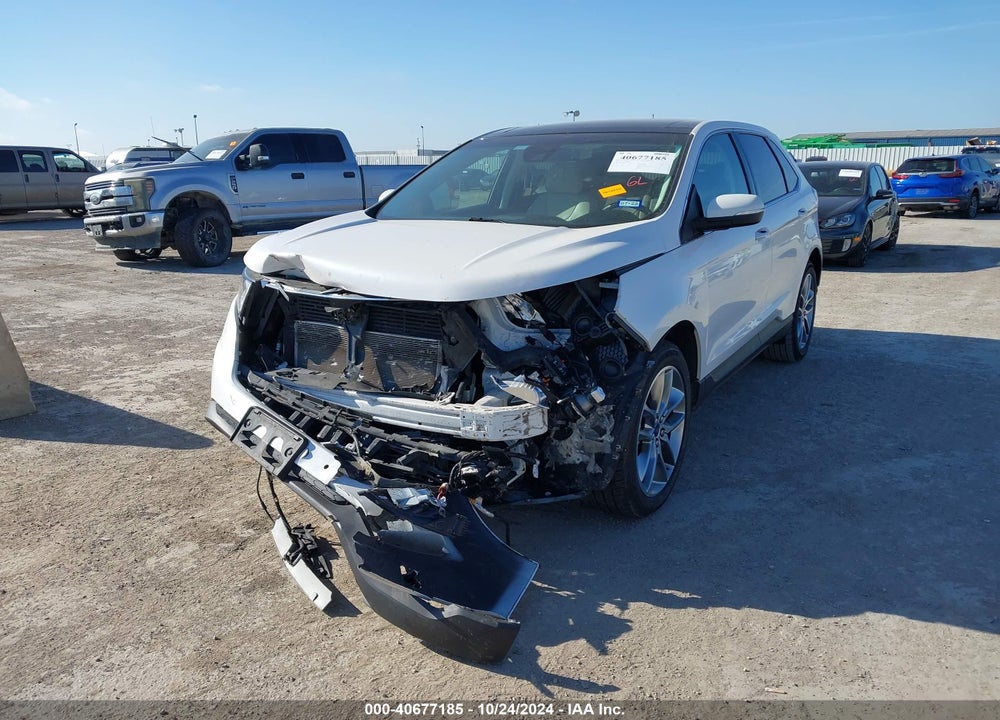 2015 FORD EDGE TITANIUM VIN: 2FMPK3K81FBB66429