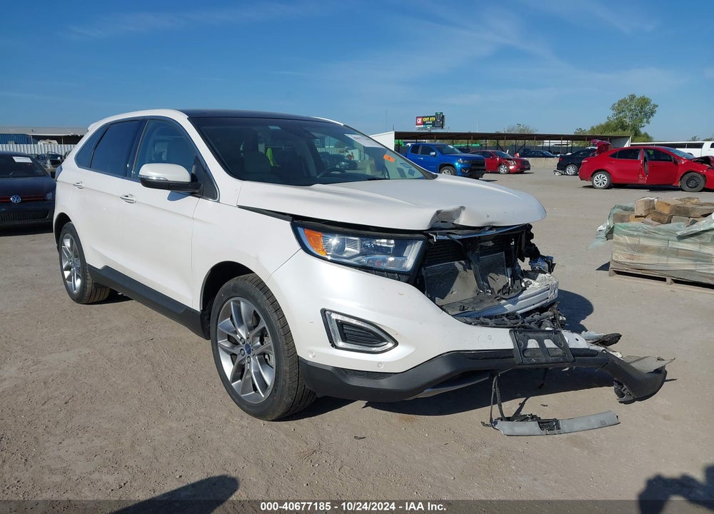 2015 FORD EDGE TITANIUM VIN: 2FMPK3K81FBB66429