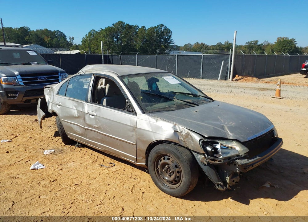 2003 HONDA CIVIC LX VIN: 2HGES16503H594521