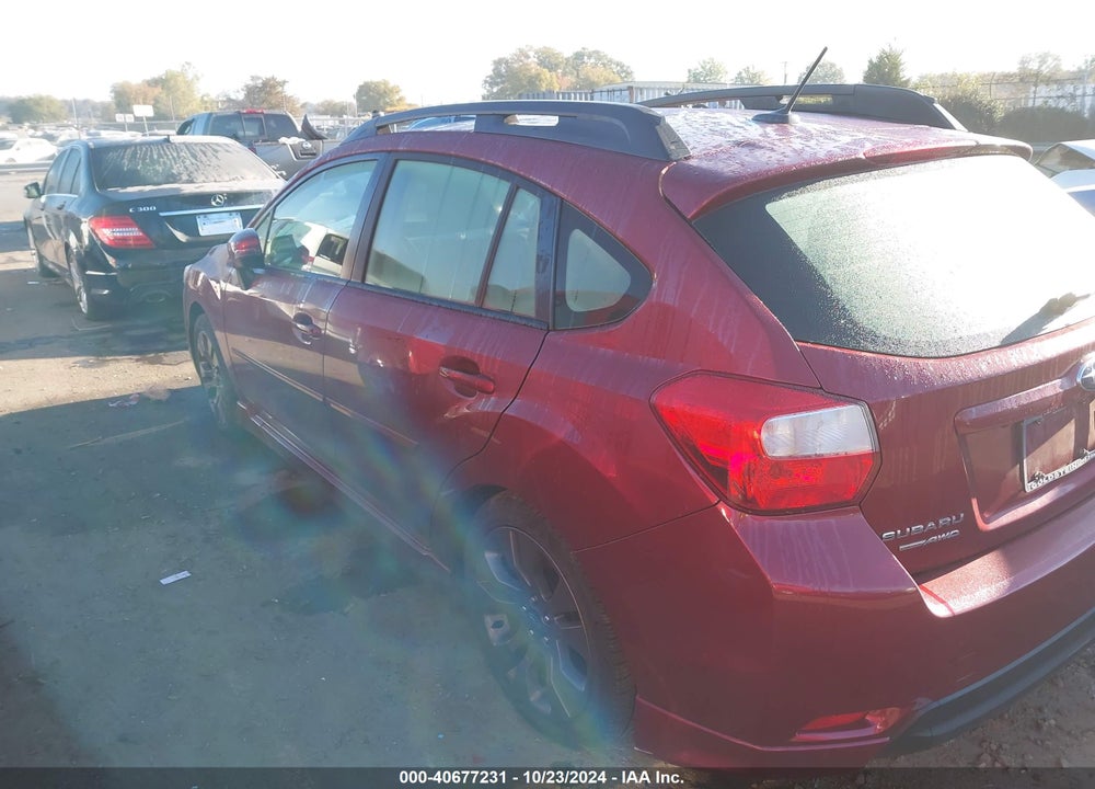2015 SUBARU IMPREZA 2.0I SPORT LIMITED VIN: JF1GPAW65F8312102